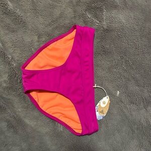 PrAna bikini Bottom pink and orange.